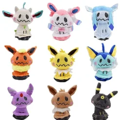 Anime Kawaii Q Leafeon Jolteon Vaporeon Flareon Espeon Umbreon Glaceon Plusch Figuren