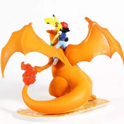 Ash Ketchum & Charizard / Glurak Lizardon Sammel Figur Pokemon