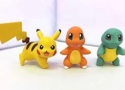 Ash Ketchum Mit Pikachu, Glumanda Und Schiggy Action Spiel Figur