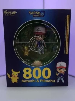 Ash Ketchum & Pikachu Pokemon Figur (Ca. 10Cm)