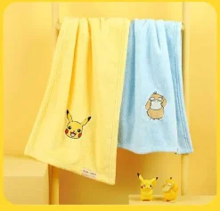 Bade Handtucher Mit Pokemon Pikachu U. A. Motiven