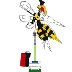 Bibor / Beedrill Baustein Figur Pokemon (
