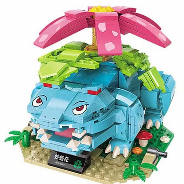 Bisaflor (Venusaur) Baustein Figur
