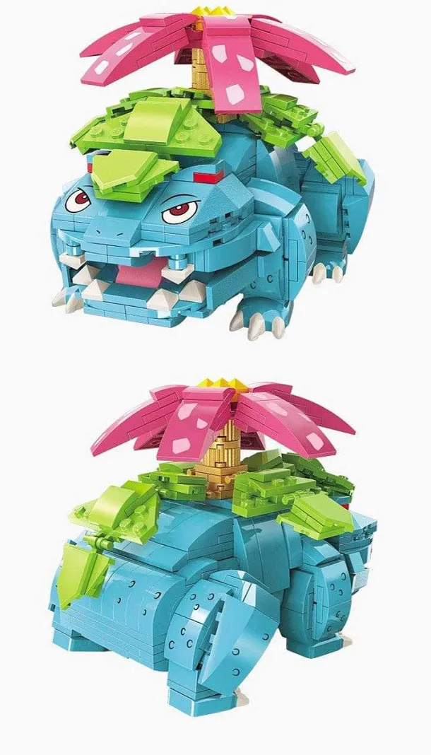 Bisaflor (Venusaur) Baustein Figur