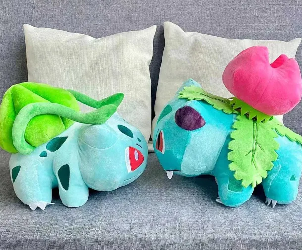 Bisasam Bulbasaur, Bisaflor Venusaur Oder Bisaknosp Ivysaur Pokemon Kuscheltiere (Ca. 25Cm Bis 30Cm)