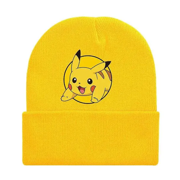 Bunte Kinder Winter Pikachu Und Pokemon Mützen