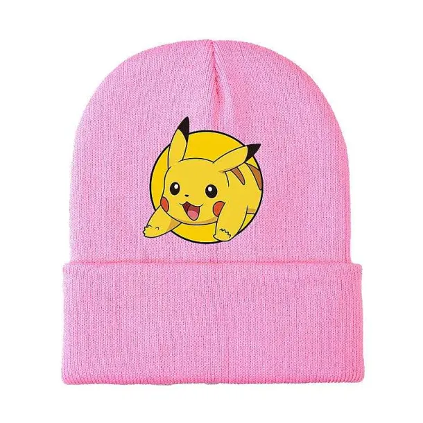 Bunte Kinder Winter Pikachu Und Pokemon Mützen