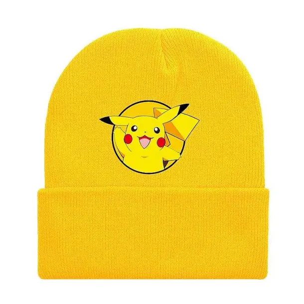 Bunte Kinder Winter Pikachu Und Pokemon Mützen