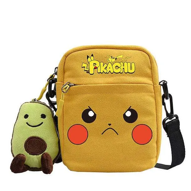 Canvas Pokemon Messenger Tasche, Slingbag Umhangetasche In Vielen Motiven