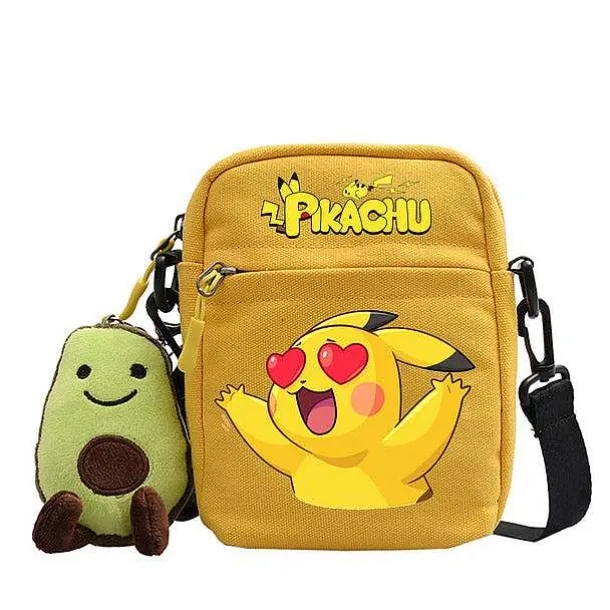 Canvas Pokemon Messenger Tasche, Slingbag Umhangetasche In Vielen Motiven