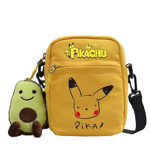 Canvas Pokemon Messenger Tasche, Slingbag Umhangetasche In Vielen Motiven