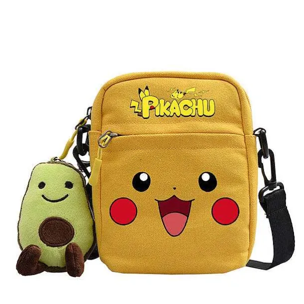 Canvas Pokemon Messenger Tasche, Slingbag Umhangetasche In Vielen Motiven