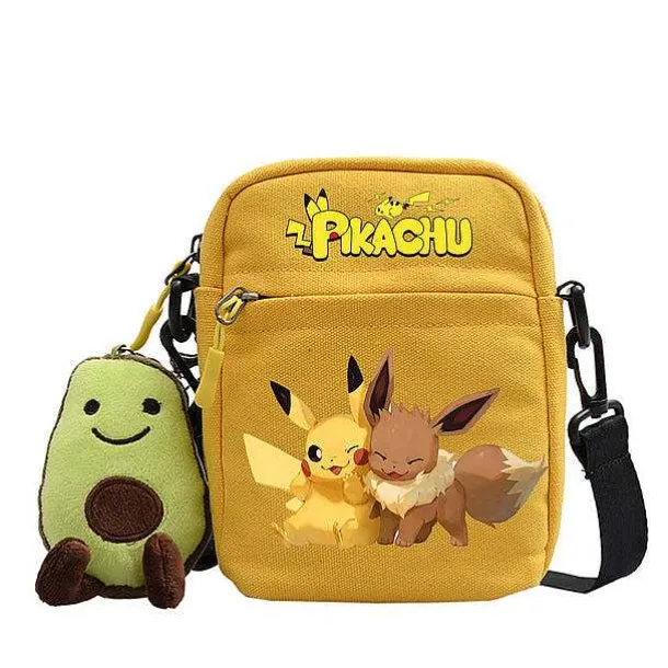 Canvas Pokemon Messenger Tasche, Slingbag Umhangetasche In Vielen Motiven