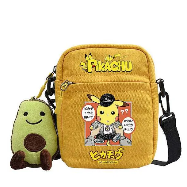 Canvas Pokemon Messenger Tasche, Slingbag Umhangetasche In Vielen Motiven