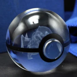 Charizard Glurak Crystal Pokemon Go Ball Mit 3D Effekt