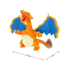 Charizard Glurak Pokemon Baustein Set (2080 Teile)