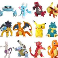 4Cm Pokemon Figuren (Charmander Cubone Bulbasaur Alola Vulpix Fennekin Chespin Pikachu Etc.)