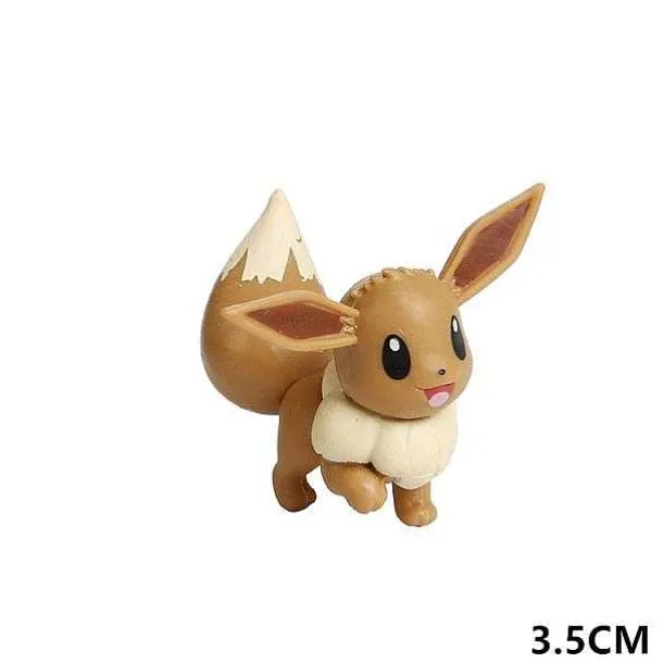 4Cm Pokemon Figuren (Charmander Cubone Bulbasaur Alola Vulpix Fennekin Chespin Pikachu Etc.)