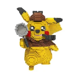 Detektiv Pikachu Baustein-Modell (15Cm X 15Cm X 15Cm)