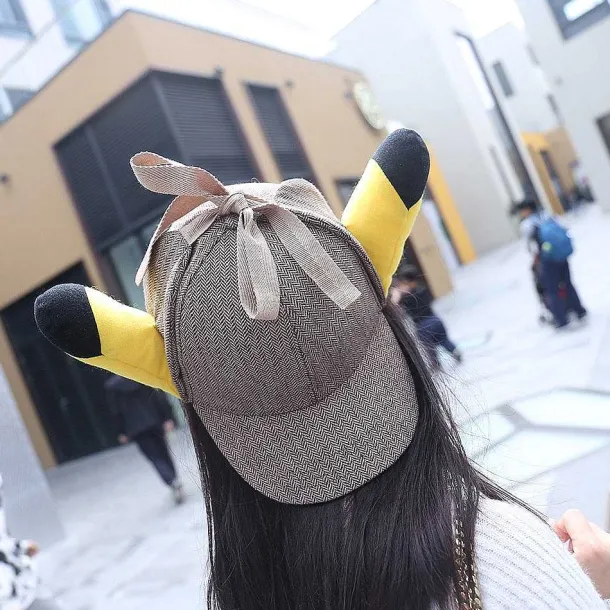 Detektiv Pikachu Cosplay Cap / Mutze