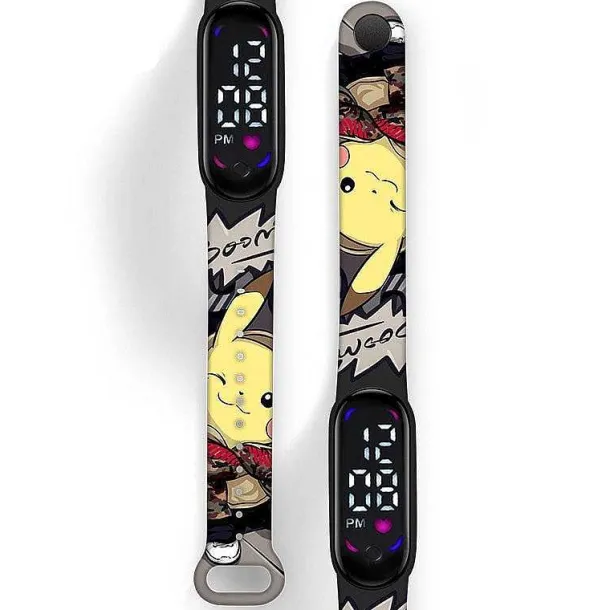 Digitale Armbanduhr Fur Kinder Mit Led Und Aufladefunktion
