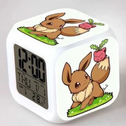 Digitaler Pokemon Wecker In Unterschiedlichen Motiven