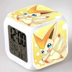 Digitaler Pokemon Wecker In Unterschiedlichen Motiven