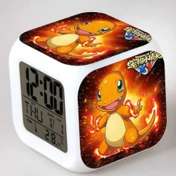 Digitaler Pokemon Wecker In Unterschiedlichen Motiven