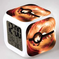 Digitaler Pokemon Wecker In Unterschiedlichen Motiven