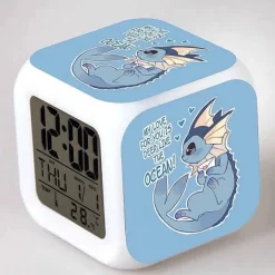 Digitaler Pokemon Wecker In Unterschiedlichen Motiven