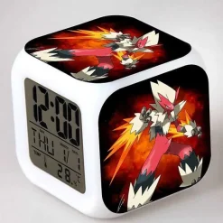 Digitaler Pokemon Wecker In Unterschiedlichen Motiven