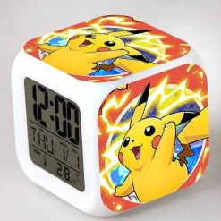 Digitaler Pokemon Wecker In Unterschiedlichen Motiven