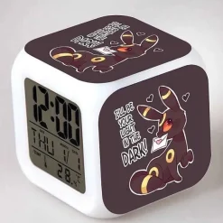 Digitaler Pokemon Wecker In Unterschiedlichen Motiven