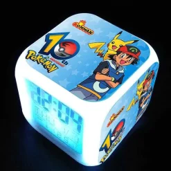Digitaler Pokemon Wecker In Unterschiedlichen Motiven