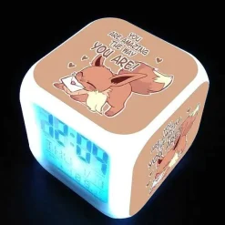 Digitaler Pokemon Wecker In Unterschiedlichen Motiven