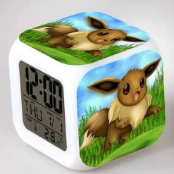 Digitaler Pokemon Wecker In Unterschiedlichen Motiven