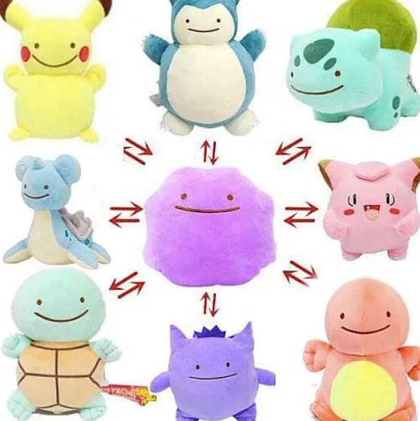 Ditto Plusch Transform Pokemon Stofftier Kuscheltier