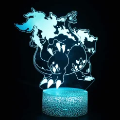 Dynamax Glurak Charizard 3D Lampe Nachtlicht