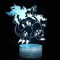 Dynamax Glurak Charizard 3D Lampe Nachtlicht