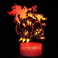 Dynamax Glurak Charizard 3D Lampe Nachtlicht