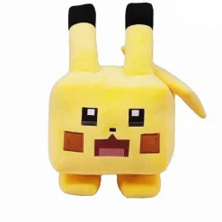 Eckige Pokemon Pluschies - Evoli, Pikachu, Enton, Schiggy, Pummeluff, Bisasam Im Pixel Look