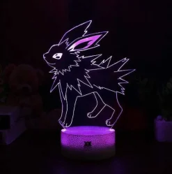 Eevee / Evoli 3D Led Lampe (9 Motive) Nachtlicht, Tischlampe