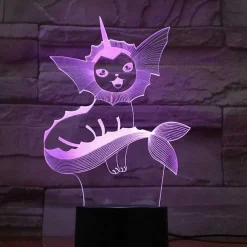Eevee / Evoli 3D Led Lampe (9 Motive) Nachtlicht, Tischlampe