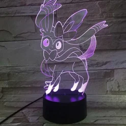 Eevee / Evoli 3D Led Lampe (9 Motive) Nachtlicht, Tischlampe