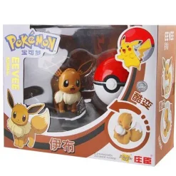 Eevee / Evoli Pokemon Poke Ball Set Mit Figur Spielzeug