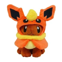 Eevee Plusch Mit Poncho - Umbreon, Espeon, Jolteon, Vaporeon, Sylveon, Flareon (Ca. 20Cm)