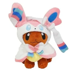 Eevee Plusch Mit Poncho - Umbreon, Espeon, Jolteon, Vaporeon, Sylveon, Flareon (Ca. 20Cm)