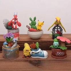 6Er Set Botanische Pokemon Figuren