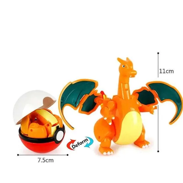 6Er Set Grose Pokebälle Mit Pokemon Figuren Spielzeug