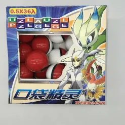 36Er Set Kleine Pokemon Balle Mit Figur Und Sticker